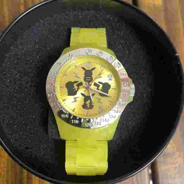 Pokemon Premium Clear Wrist Watch Pikachu Silhouette SEGA Limited Edition JP