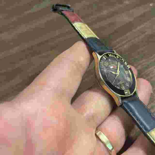 Vintage USA Made ~ Tommy Hilfiger Watch 1238 ~ Tested Works! Original~ Clean! 🔥