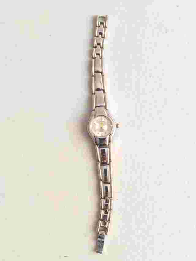 LEI Women Watch Silver Stainless Steel Water Resistant Battery Quartz