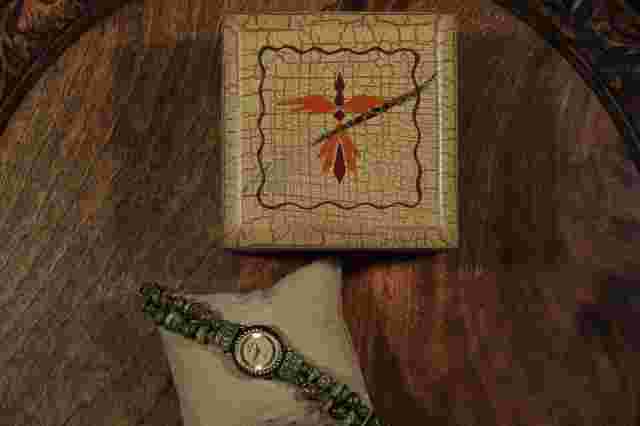 PEYOTE BIRD Designs Santa Fe Sterling Silver & Green Gemstones Watch! With Box!
