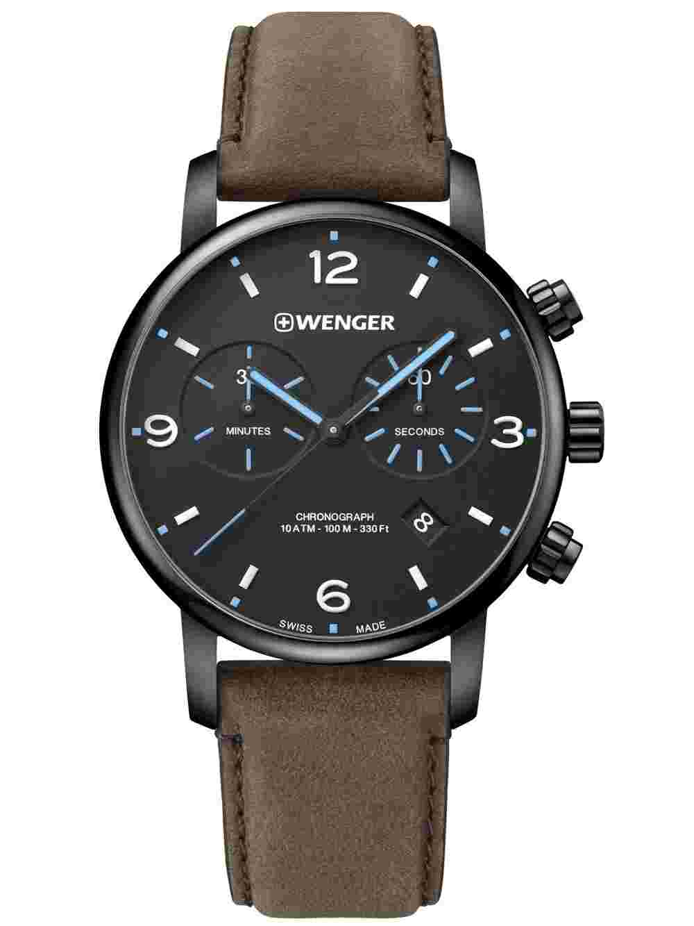 Wenger 01.1743.112 Urban Metropolitan Chronograph 44mm 10atm