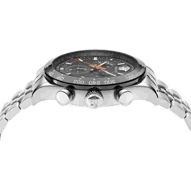 Versace Silver Mens Chronograph Watch Hellenyium VE2U00322
