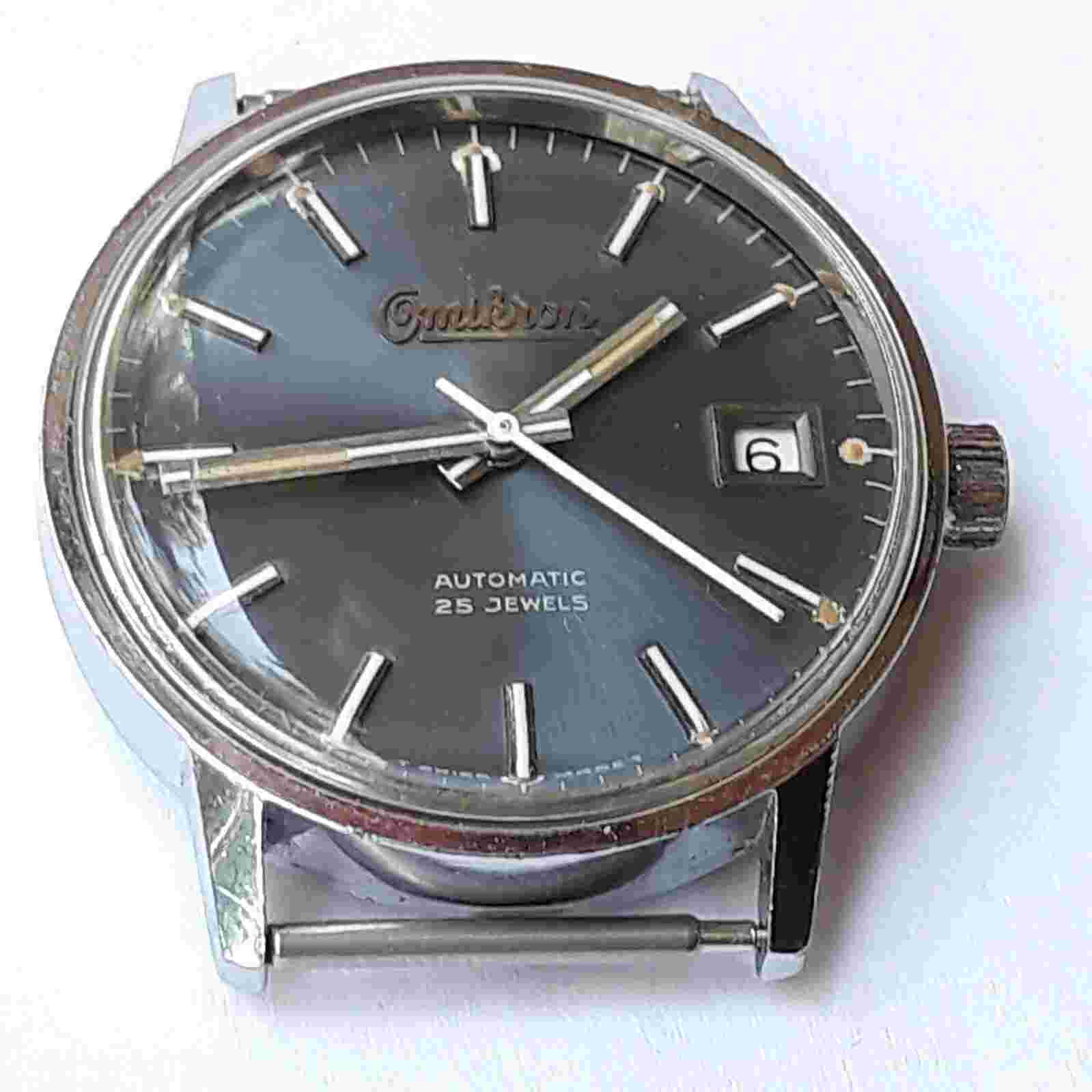 Vintage OMIKRON Automatic 25 Jewels Cal 2783 With Date