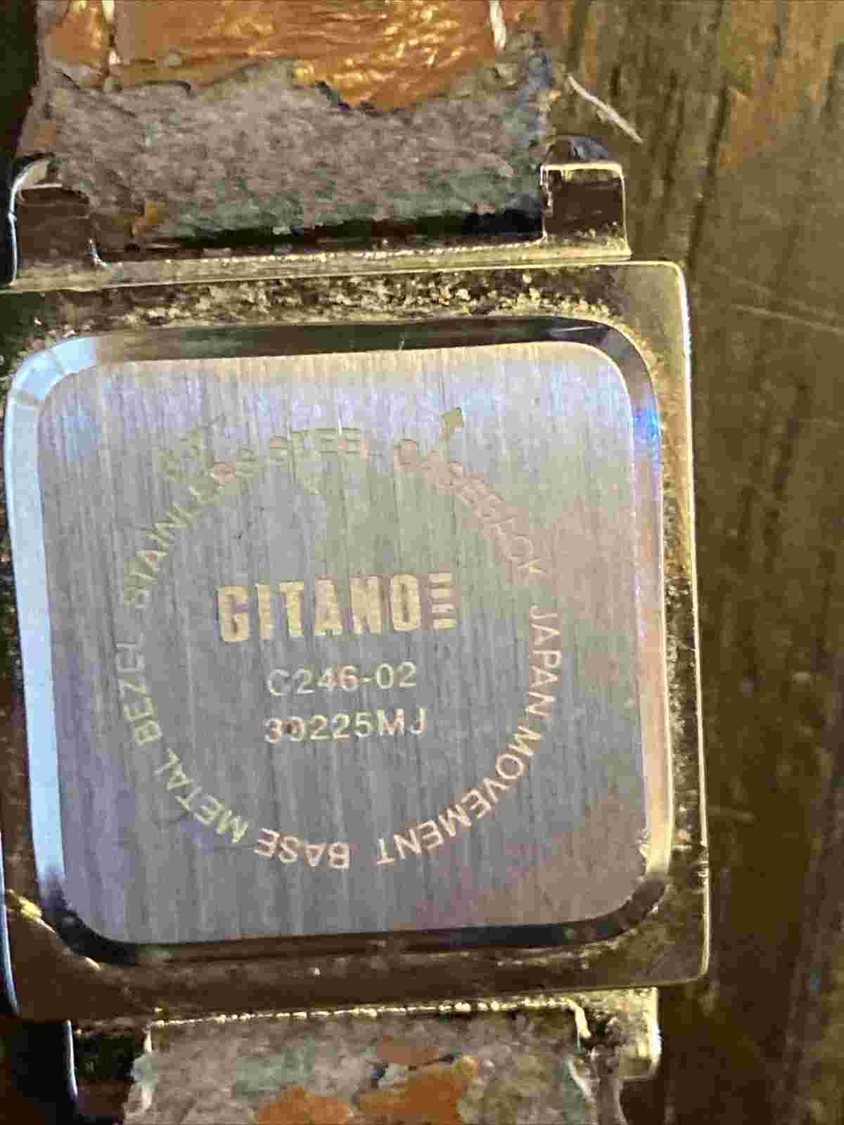 GITANO watch unisex running new battery as is Will need a new band