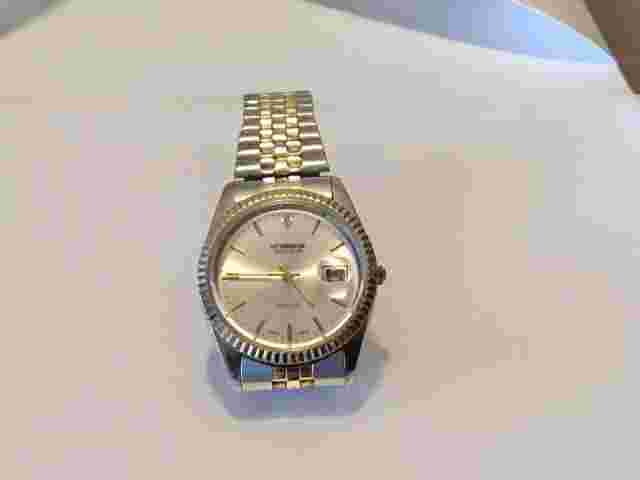 Mens Vintage McGregor Hunt Club  Two Tone Watch, New Battery
