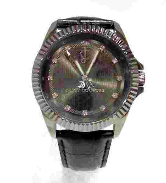 Juicy Couture Stella Black Leather Strap Ladies Watch 1900957