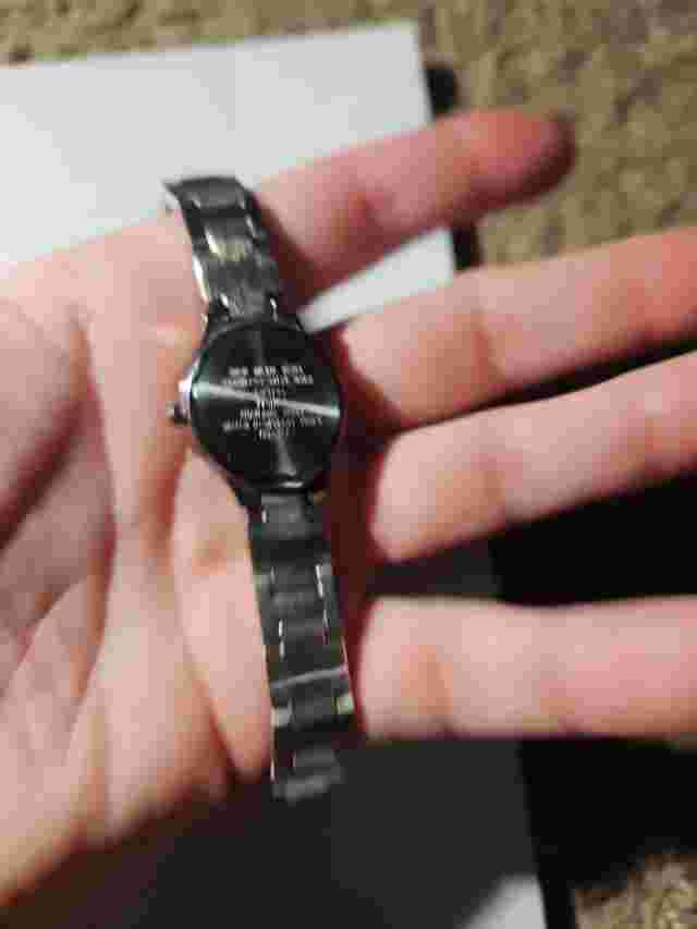 Anne Klein II Women's Silver-Tone Quartz Blue Faced Analog Watch Needs Battery