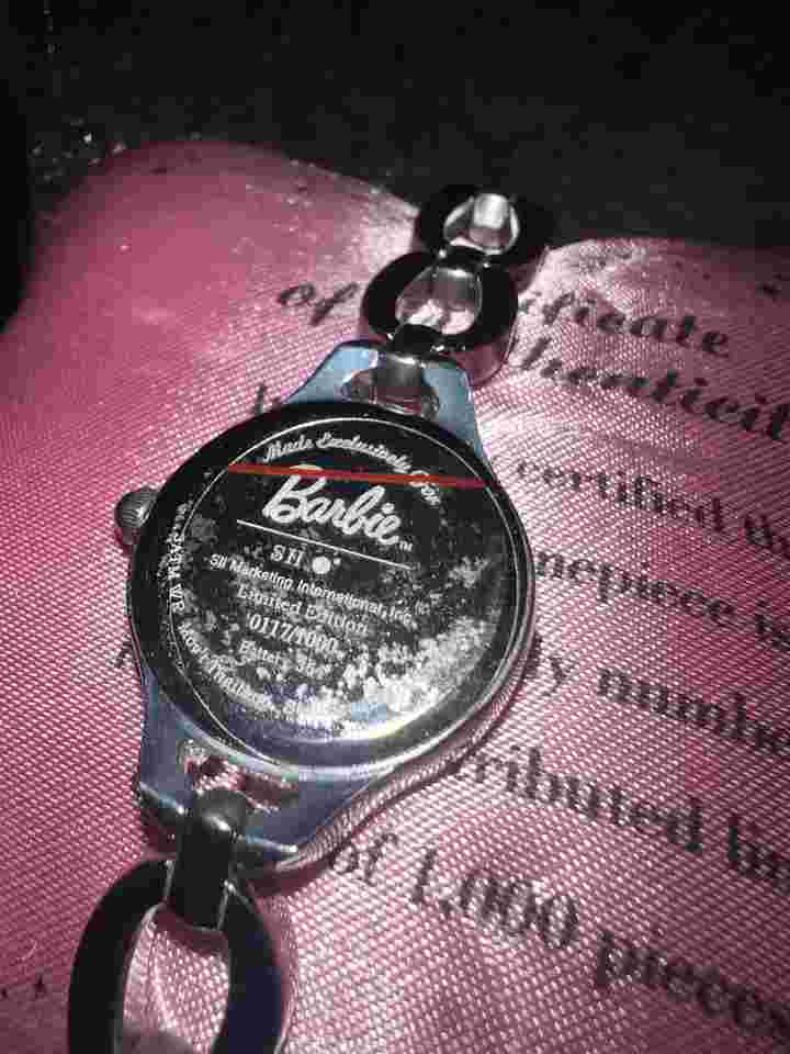 Ultra Rare Barbie Watch Limited Edition 117/1000 SII Silvertone Nostalgic Read