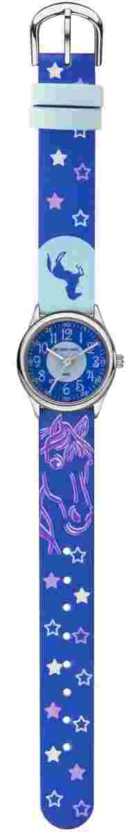 Jacques Farel Children's Watch Analog Quartz Girls Faux Leather HCC 338 Horse