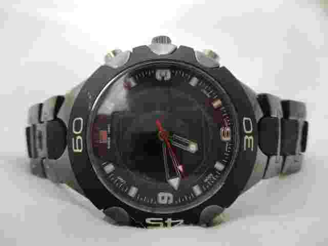 U.S. Polo Assn. Watch Black Stainless Steel Band Water Resistant WORKING