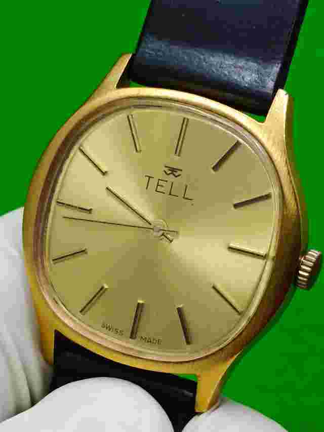 TELL watch Gold Plated G 10 Mechanical (Manual)