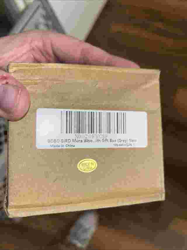 Men’s Watch BoboBird New With Gift Box And Pillow Black Watch