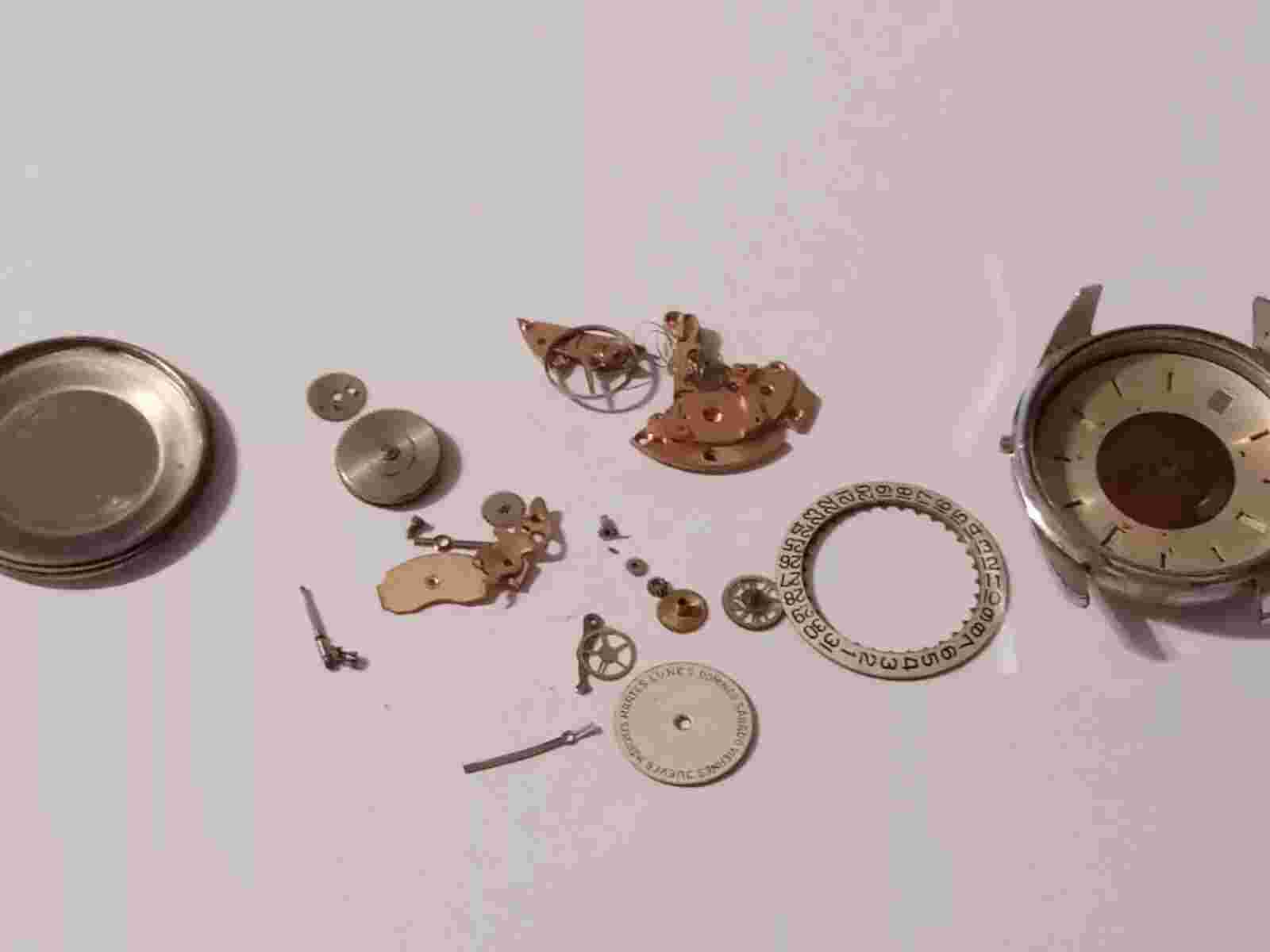 Precimax Automatic Incabloc Wristwatch Case and Parts To Restore Proyect