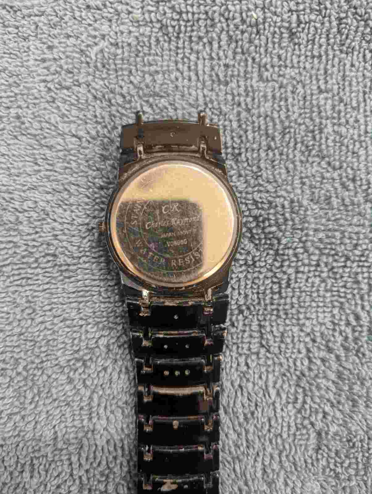 charles raymond mens watch Stainless Steel Water Resistant