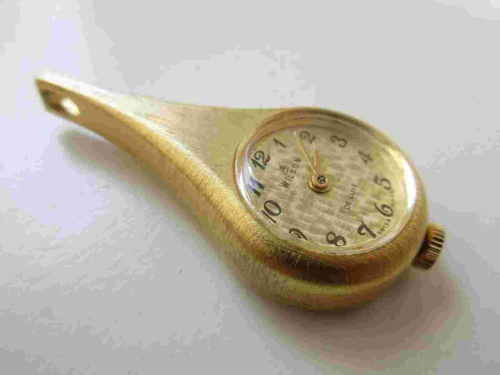 Wilson pendant nacklace woman's watch - Ebosa cal. 86 Swiss - running