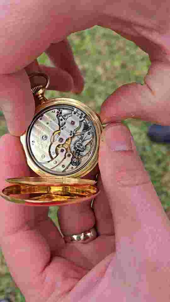 Tiffany & Co. 18k Gold Minute Repeater Pocket Watch Ref# 124931
