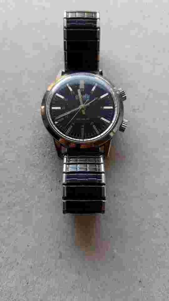 Mens Vintage Corvette Mechanical Watch-Fully Working GARDMAY24