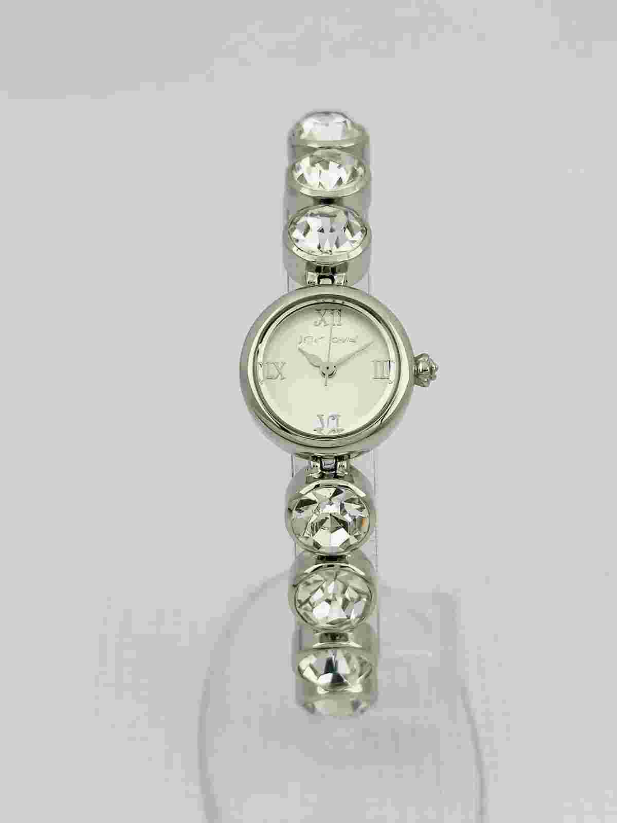 Betsey Johnson Women's BJ4063 Shiny Stones Stainless Steel Bracelet Watch