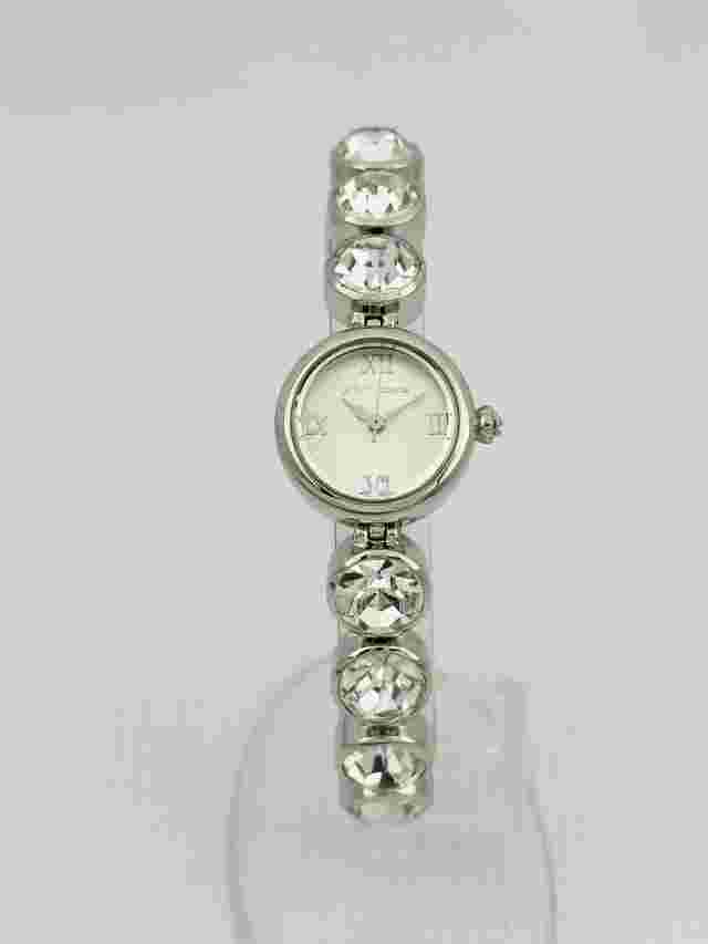 Betsey Johnson Women's BJ4063 Shiny Stones Stainless Steel Bracelet Watch