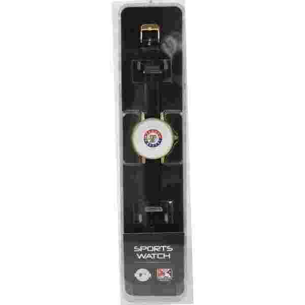 Texas Rangers Watch Lunar Style Black Band Sparo Sports MLB Official Merch