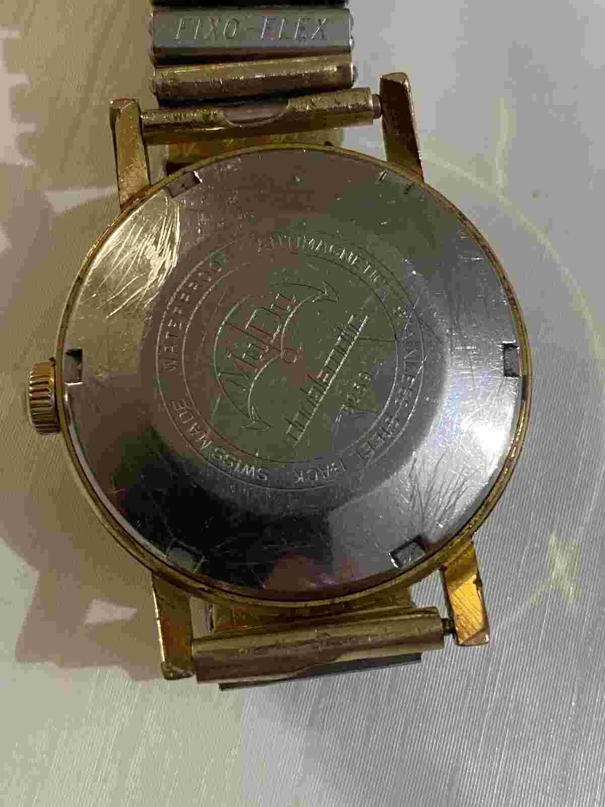 Vintage 1960s Automatic MuDu 25 Jewels Incabloc Wristwatch