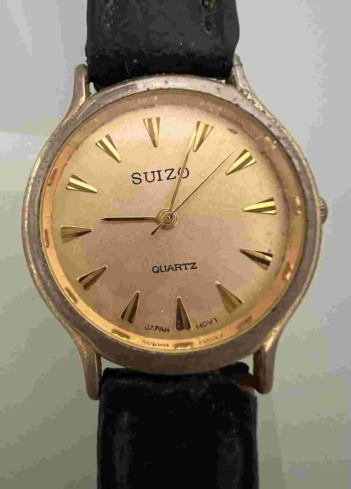 Vintage Watch Suizo Watch For Resortation Repair Japan Movement
