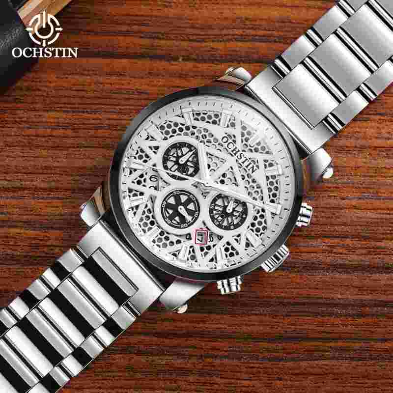 Men's Quartz Watch - Waterproof Chronograph Wristwatch LK734031596612