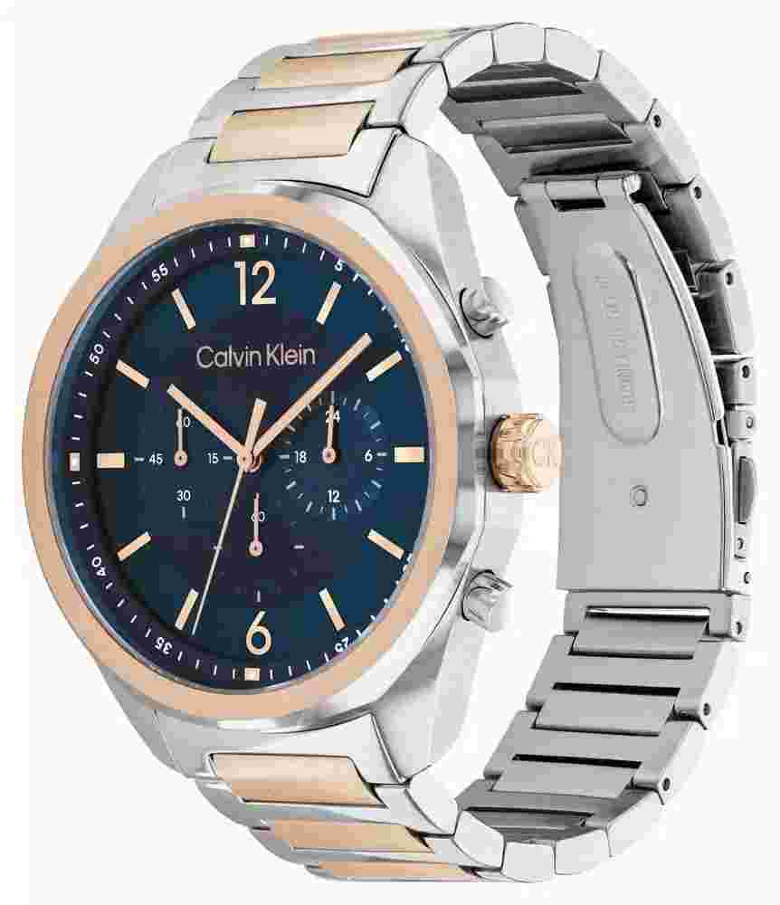 Mens Wristwatch CK CALVIN KLEIN ARCHITECTURAL 25200265 Multifunction Steel Blue