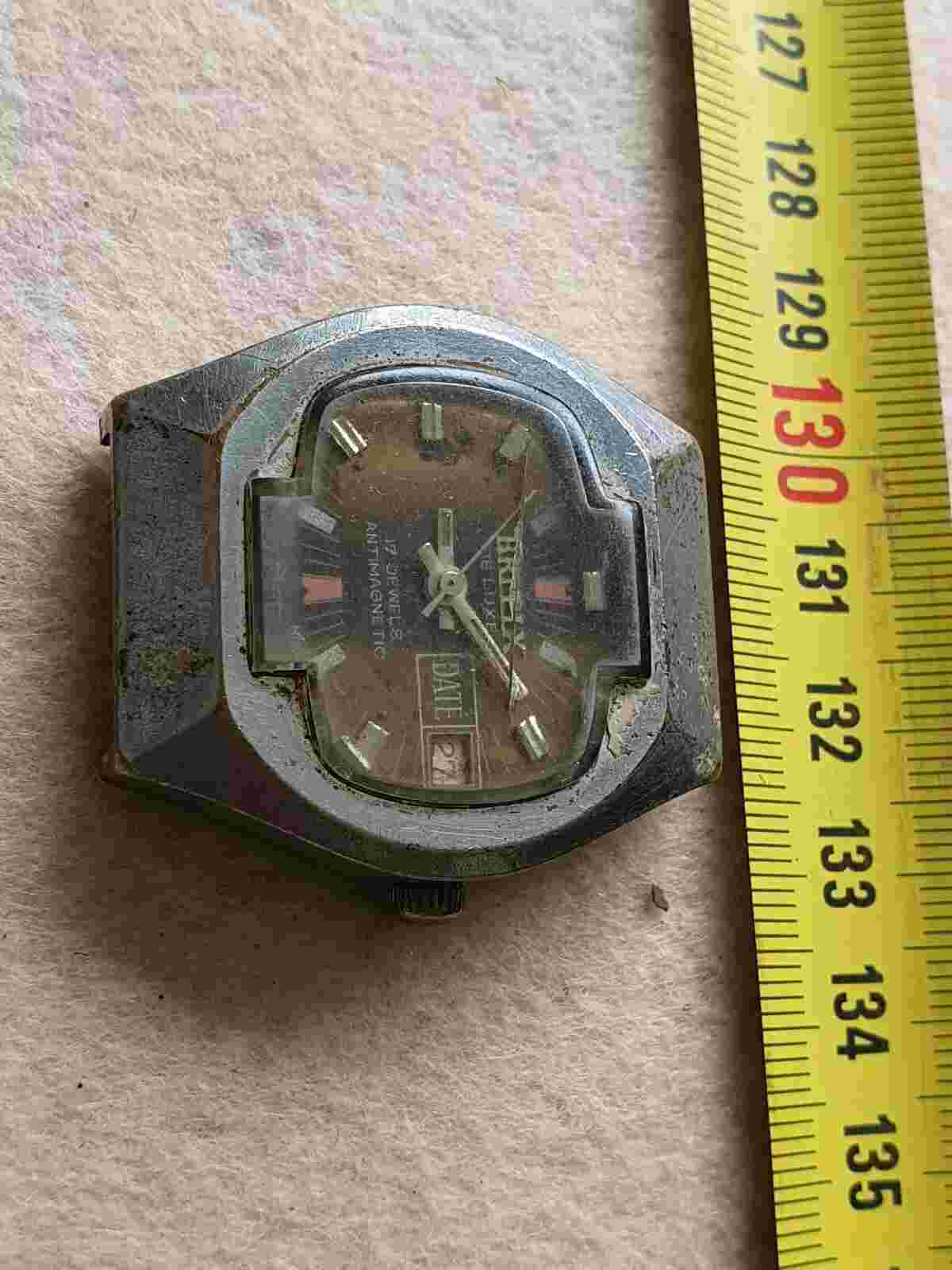 Faulty - Vintage BRITIX De Luxe Gents Mens Hand Winding Manual Watch