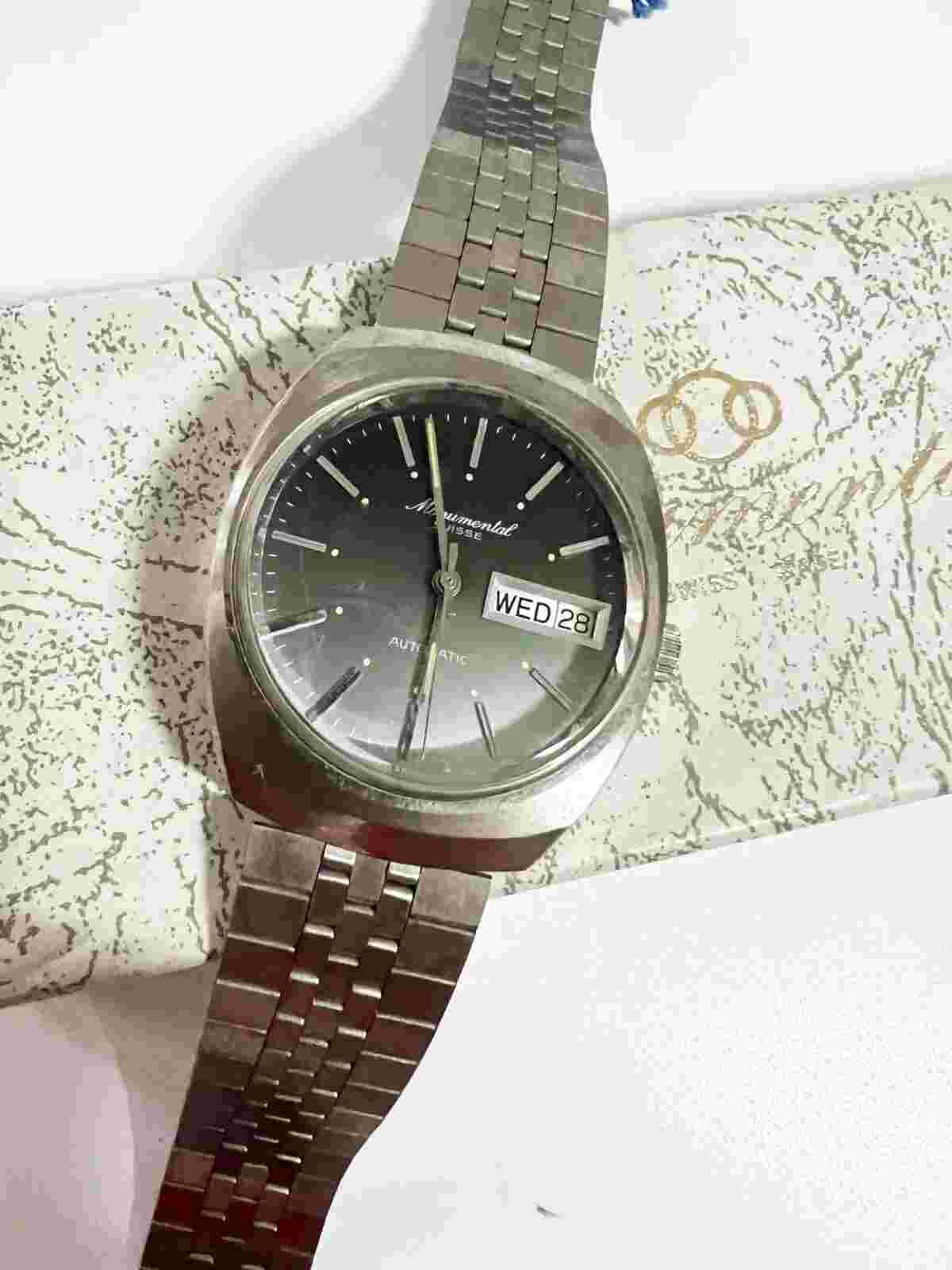 MONUMENTAL - Automatic Vintage 25 Jewels Incabloc 70-80s - NOS - Swiss Made