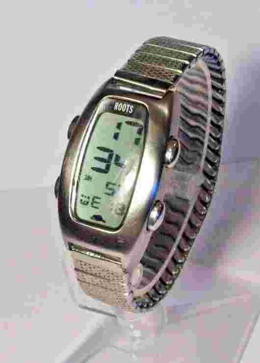 Roots Sports Military Chronograph Digital Watch Looks & Runs Great fits 7.5-8.0"