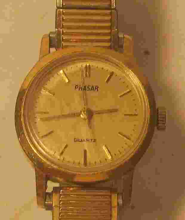 1970's PHASAR Ladies Quartz Watch PARTS OR RESTORATION!!!