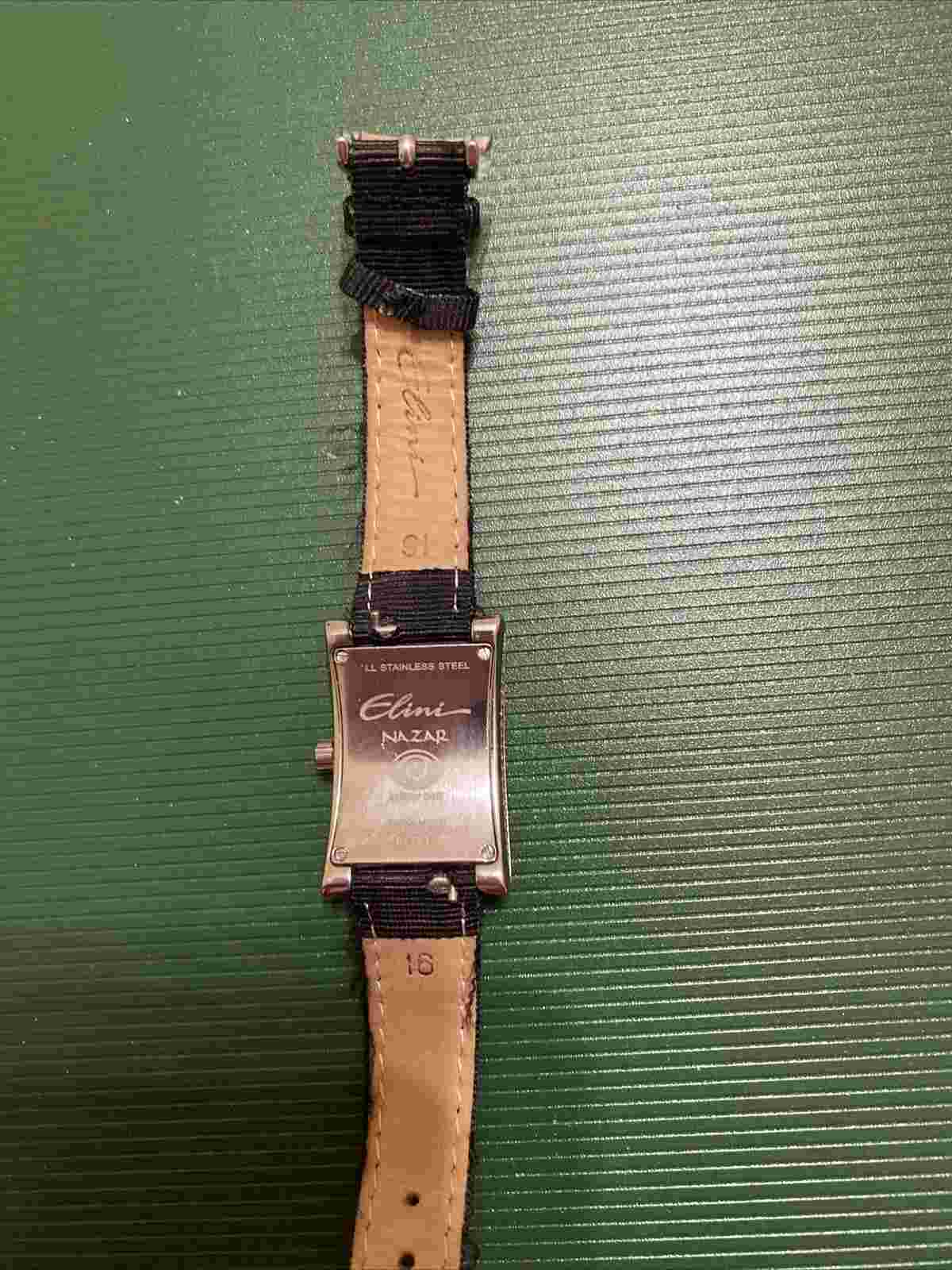 Elini Nazar Lucky Eye, Dial Diamond Watch Swiss Made. All stainless steel.