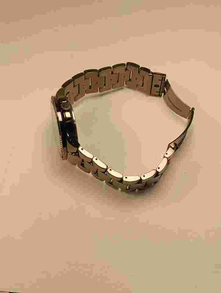 Sean John Vintage Black And Gold Tone W/ Faux Diamonds New Batt. SJ0004GU