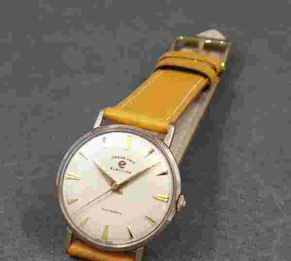 ELECTION GRAND PRIX Cal.973 Manual Winding Gold Filled 40mm 1950 Men's Watch