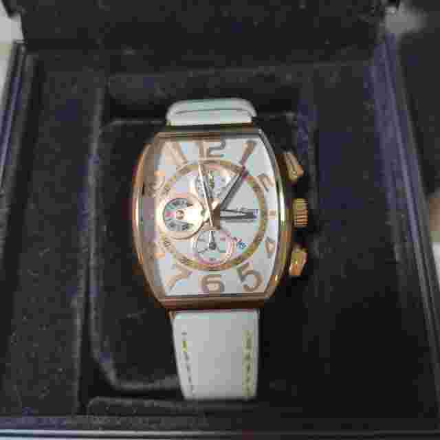 Chronograph White Gold Angel Clover