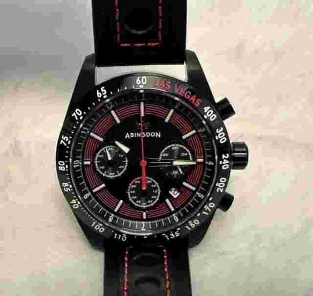Abingdon Co. Las Vegas Race Watch Year 1 Limited Edition With Autograph 40mm