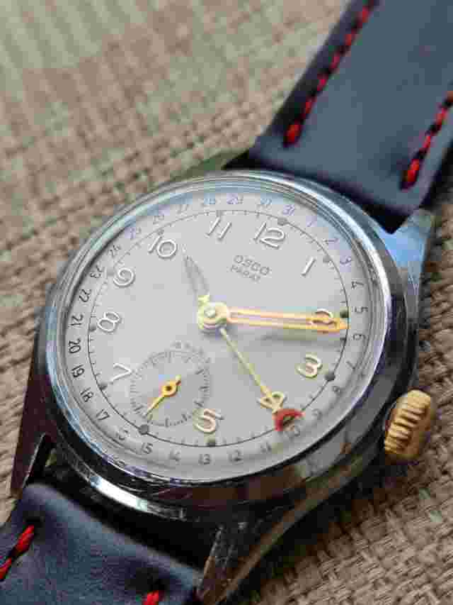 Mechanical Osco Parat pointer date watch