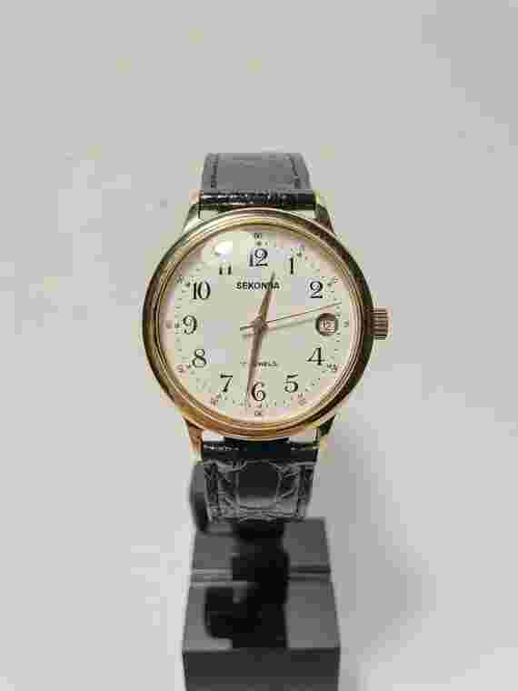 Gold Vintage watch ,Dress Watch, Sekonda