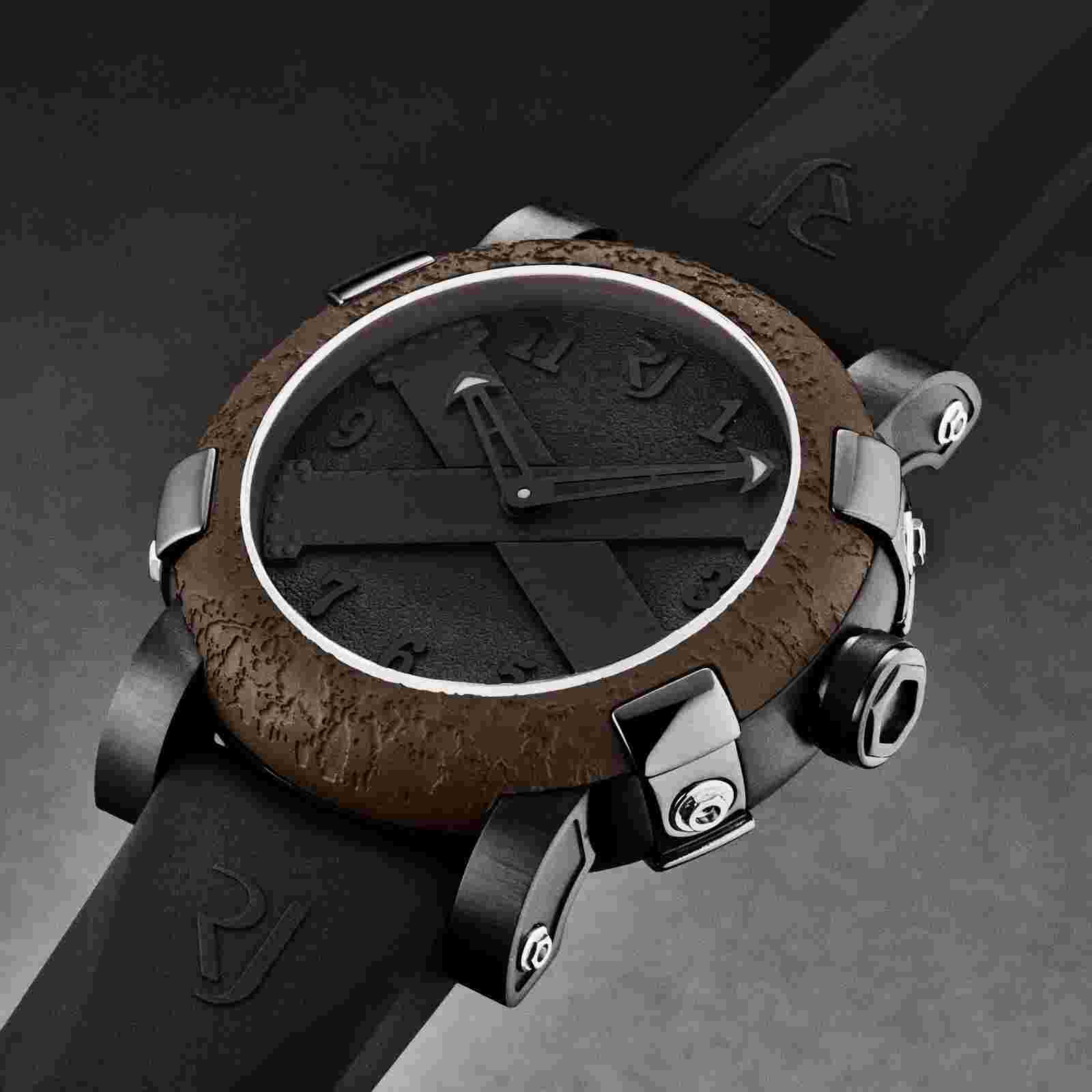Romain Jerome Men's 'Titanic' A La Grande Black Dial Automatic RJ.TG.AU.102.20