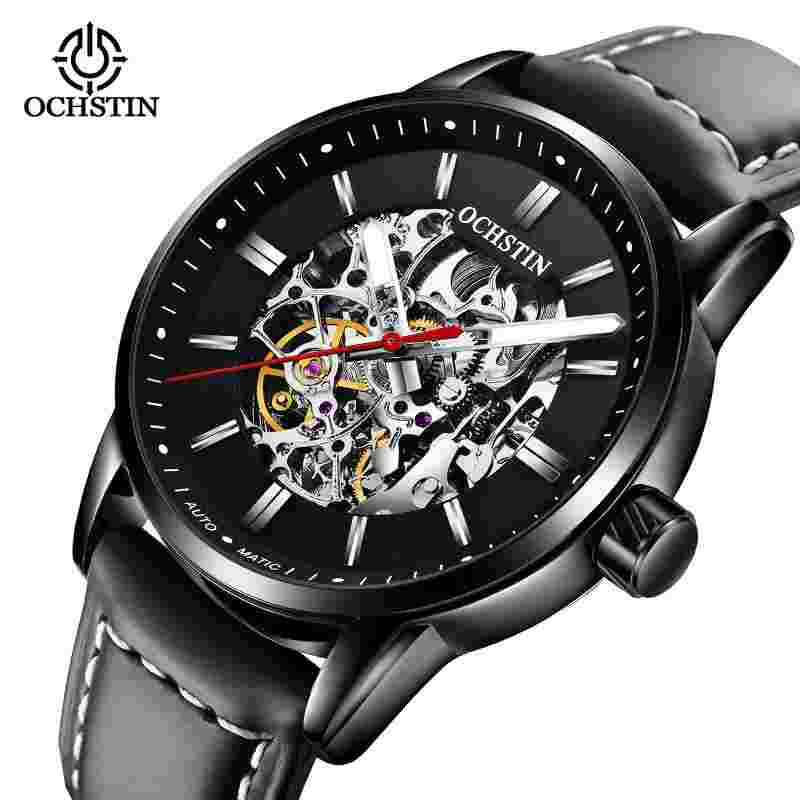 Ochstin Automatic Mechanical Watch Hollow Luminous Waterproof 42mm Watch