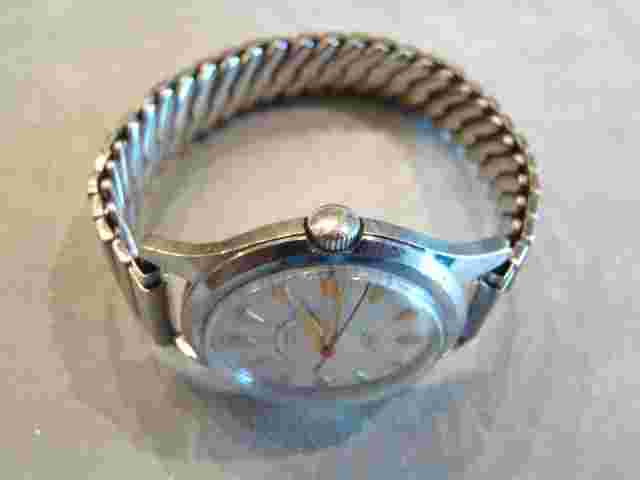 Andre Bouchard 17 Jewel PSS Incabloc Ladies Swiss Watch Runs
