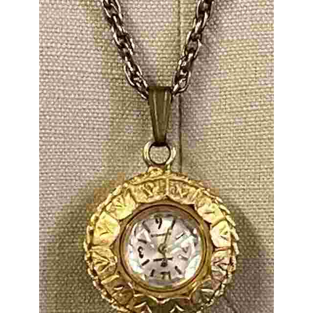 RETRO Vintage Jean Cardot Pendant Watch 21 Jewels Ticks