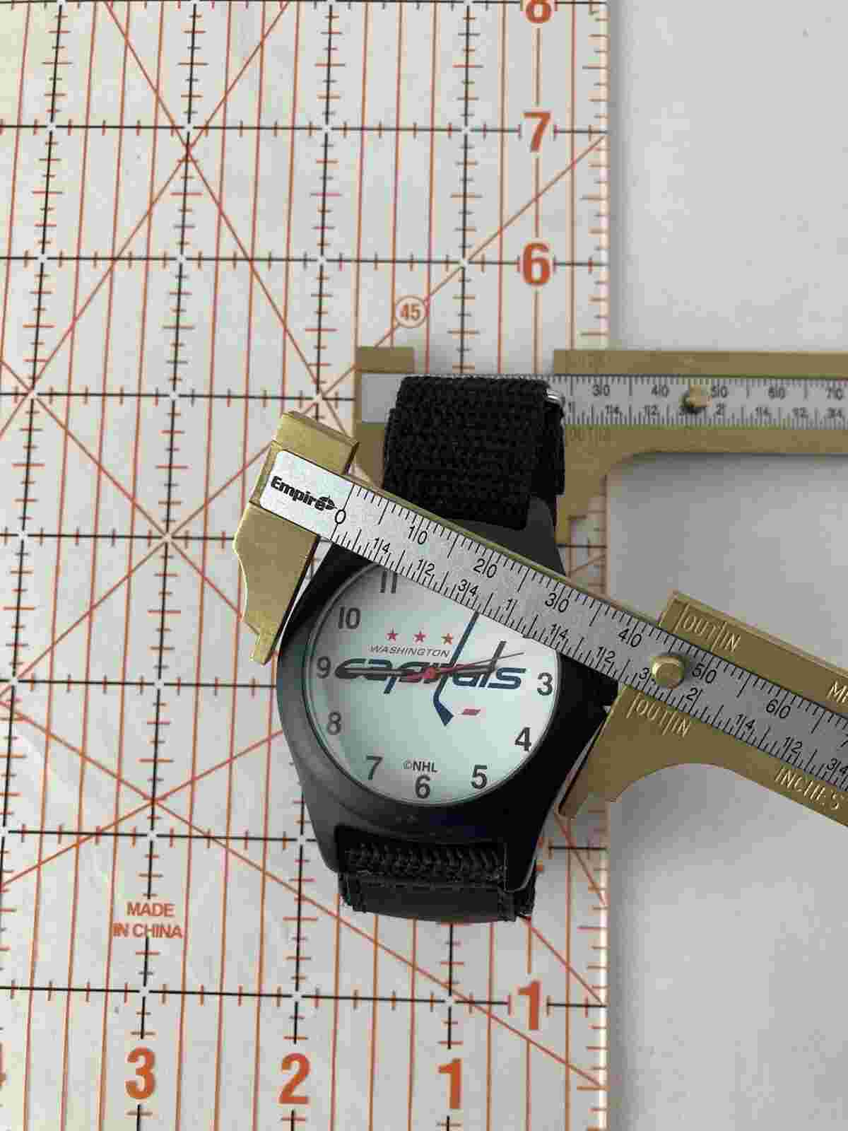 Washington Capitals GameTime NHL Series 45mm Black Quartz Watch a/Band & Battery