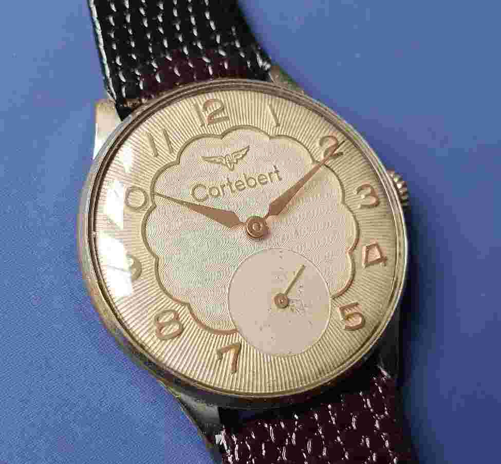 Vintage Mens Cortebert Swiss Watch Mechanical Hand Winding Wristwatch