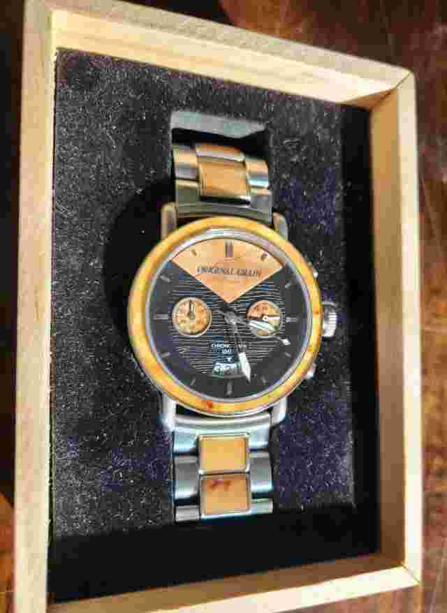 Chronograph Watch-Original Grain Alterra, "The Marc"-Brand New