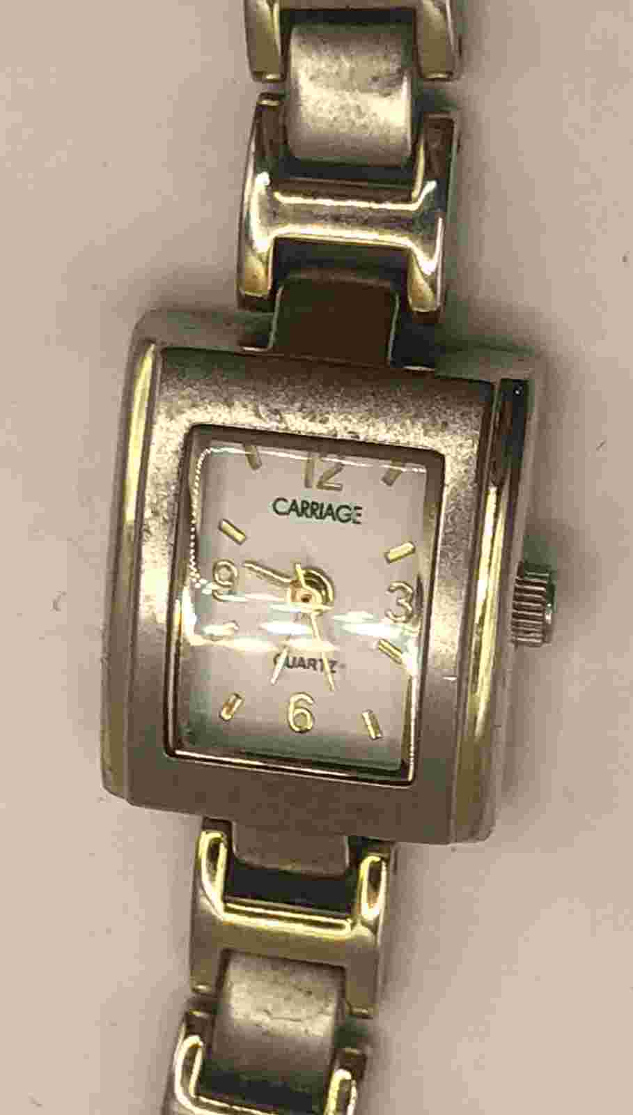Carriage by Timex L0 Watch Women Gold & Silver Tone