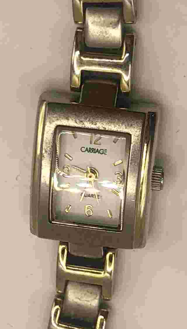 Carriage by Timex L0 Watch Women Gold & Silver Tone