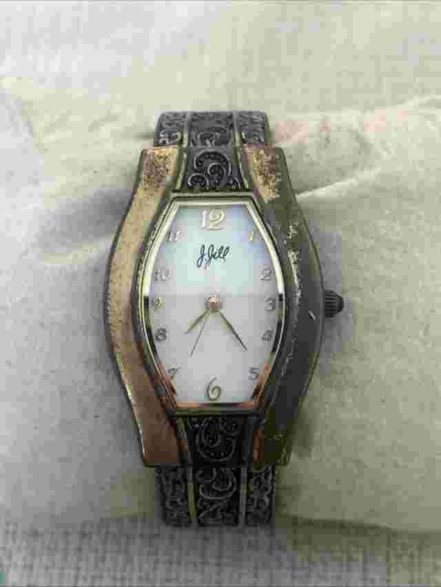 J. Jill Bronze Tone Women’s Quartz Cuff Watch