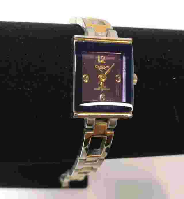 Clique Women's Wristwatch Quartz  Watch Silver & Blue Tone Design